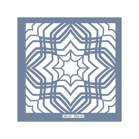 HDM149 Geometrik Model Home Dekor 25x25 Stencil