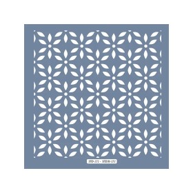 HDM151 Geometrik Model Home Dekor 25x25 Stencil