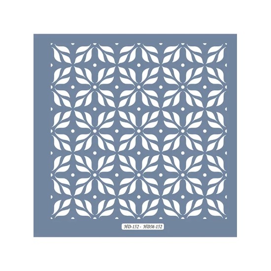 HDM152 Geometrik Model Home Dekor 25x25 Stencil