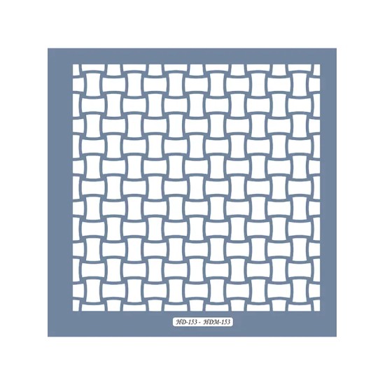 HDM153 Geometrik Model Home Dekor 25x25 Stencil