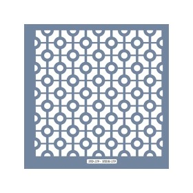 HDM159 Geometrik Model Home Dekor 25x25 Stencil