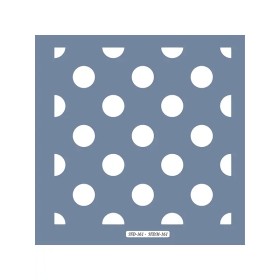 HDM161 Puantiye Model Home Dekor 25x25 Stencil