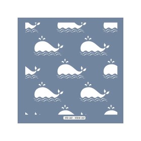 HDM168 Balina Model Home Dekor 25x25 Stencil