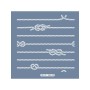 HDM170 Halat Model Home Dekor 25x25 Stencil