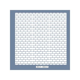HDM175 Taş Duvar Model Home Dekor 25x25 Stencil