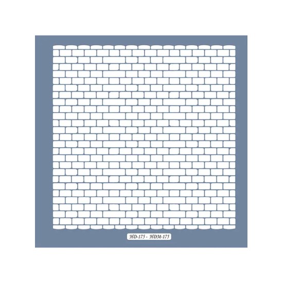 HDM175 Taş Duvar Model Home Dekor 25x25 Stencil