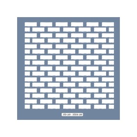 HDM180 Fayans Model Home Dekor 25x25 Stencil