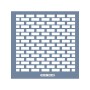 HDM180 Fayans Model Home Dekor 25x25 Stencil
