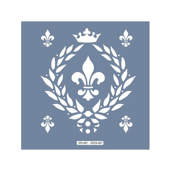 HD05 Yaprak Model Home Dekor 45x45 Stencil