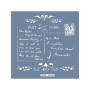 HD09 Mektup Model Home Dekor 45x45 Stencil