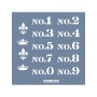 HD13 Numara Model Home Dekor 45x45 Stencil