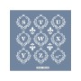HD16 Alfabe Model Home Dekor 45x45 Stencil