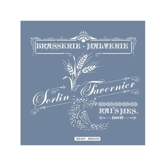 HD19 Yazı Model Home Dekor 45x45 Stencil