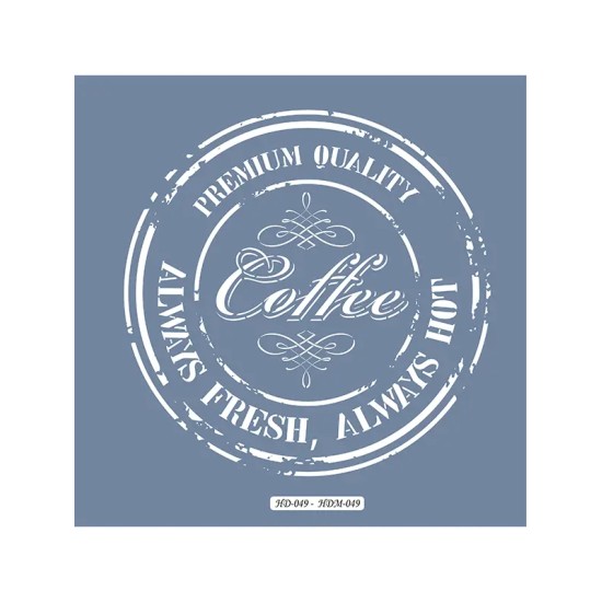 HD49 Kafe Model Home Dekor 45x45 Stencil