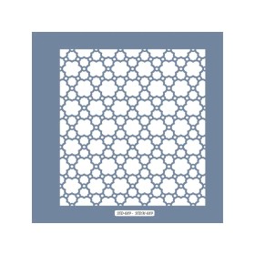 HD89 Geometrik Model Home Dekor 45x45 Stencil