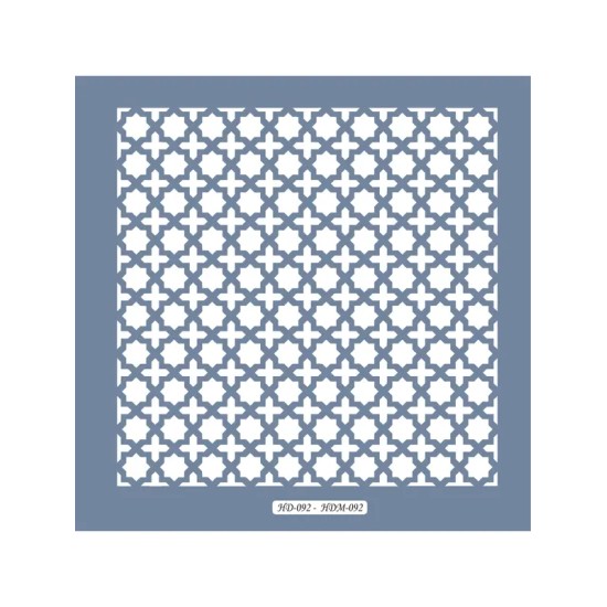 HD92 Geometrik Model Home Dekor 45x45 Stencil