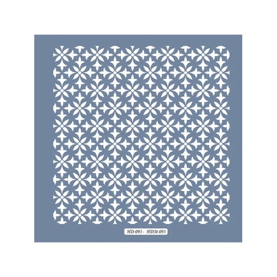 HD93 Geometrik Model Home Dekor 45x45 Stencil