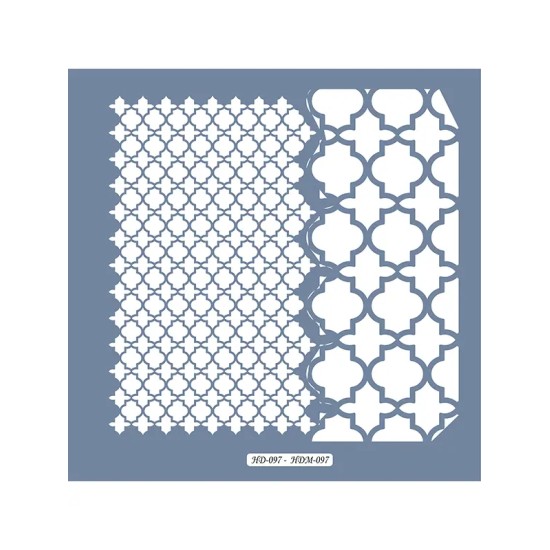 HD97 Geometrik Model Home Dekor 45x45 Stencil