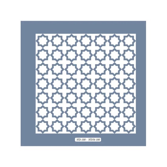 HD100 Geometrik Model Home Dekor 45x45 Stencil