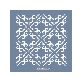 HD101 Geometrik Model Home Dekor 45x45 Stencil