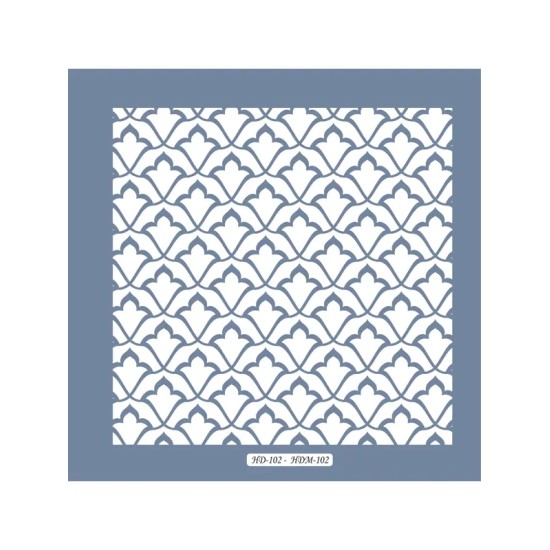 HD102 Geometrik Model Home Dekor 45x45 Stencil