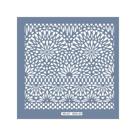 HD103 Dantel Model Home Dekor 45x45 Stencil