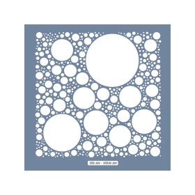 HD104 Geometrik Model Home Dekor 45x45 Stencil