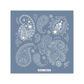 HD107 Yaprak Model Home Dekor 45x45 Stencil