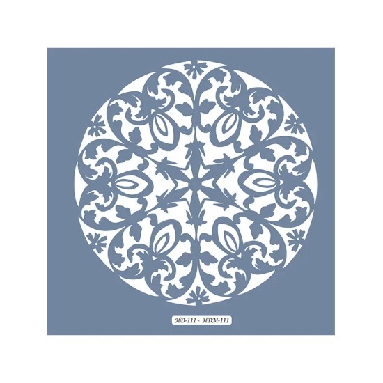 HD111 Mandala Model Home Dekor 45x45 Stencil