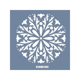 HD112 Mandala Model Home Dekor 45x45 Stencil