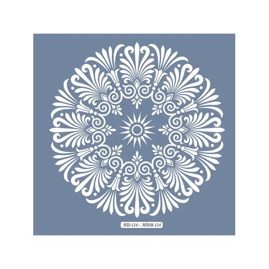 HD114 Mandala Model Home Dekor 45x45 Stencil