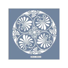 HD115 Yaprak Model Home Dekor 45x45 Stencil