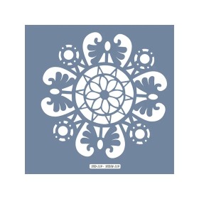HD119 Mandala Model Home Dekor 45x45 Stencil