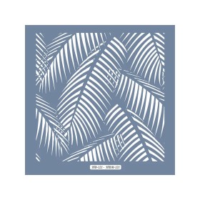 HD121 Yaprak Model Home Dekor 45x45 Stencil