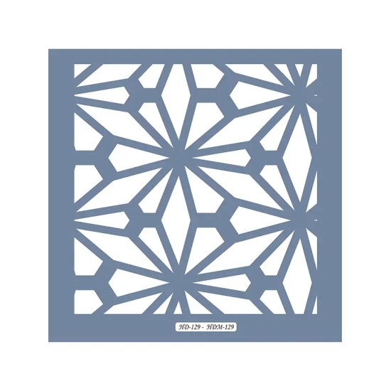 HD129 Geometrik Model Home Dekor 45x45 Stencil
