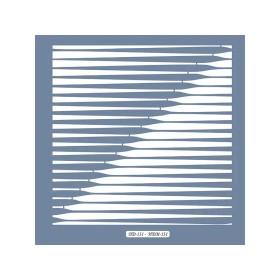 HD131 Çizgi Model Home Dekor 45x45 Stencil