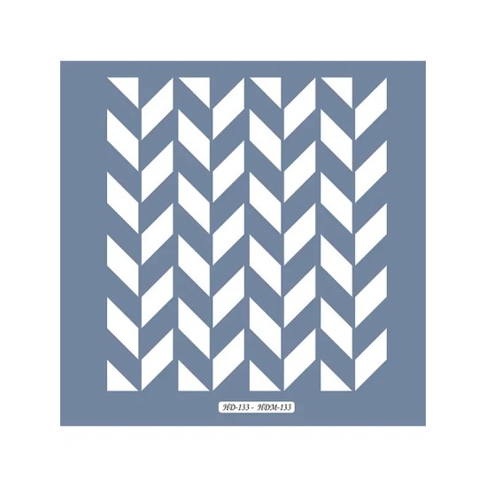 HD133 Doku Model Home Dekor 45x45 Stencil