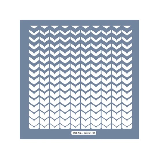 HD136 Doku Model Home Dekor 45x45 Stencil