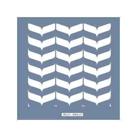 HD137 Doku Model Home Dekor 45x45 Stencil