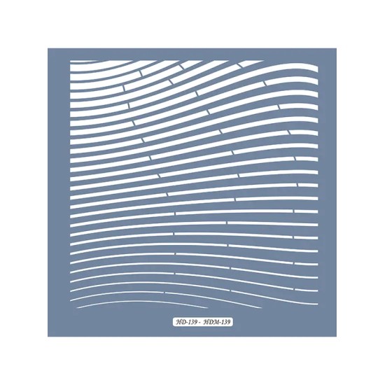 HD139 Doku Model Home Dekor 45x45 Stencil