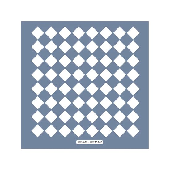 HD142 Kalp Model Home Dekor 45x45 Stencil