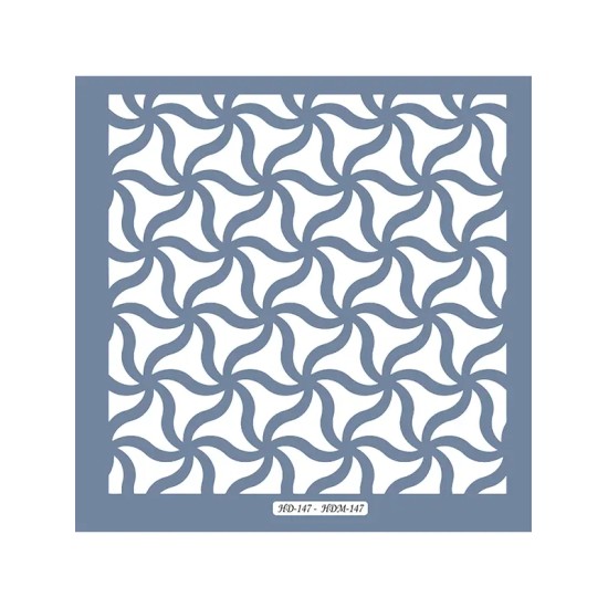 HD147 Geometrik Model Home Dekor 45x45 Stencil