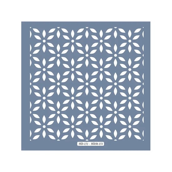 HD151 Geometrik Model Home Dekor 45x45 Stencil