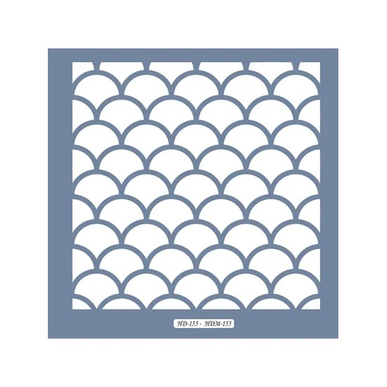 HD155 Geometrik Model Home Dekor 45x45 Stencil