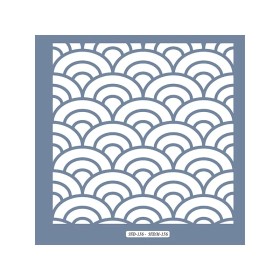 HD156 Geometrik Model Home Dekor 45x45 Stencil