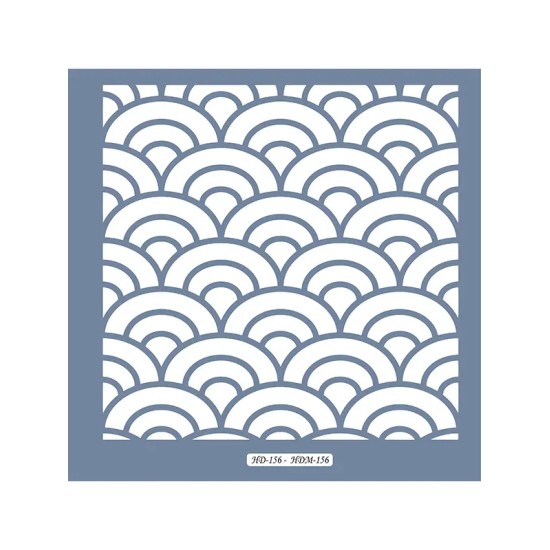 HD156 Geometrik Model Home Dekor 45x45 Stencil