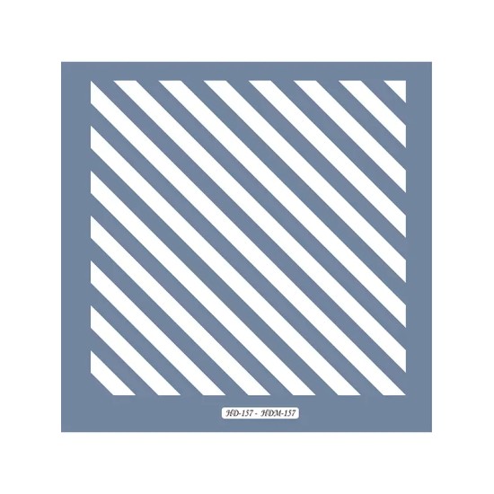 HD157 Geometrik Model Home Dekor 45x45 Stencil