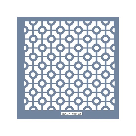 HD159 Geometrik Model Home Dekor 45x45 Stencil