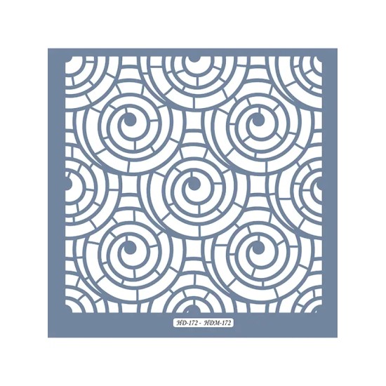 HD172 Geometrik Model Home Dekor 45x45 Stencil
