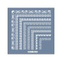 HD177 Bordür Model Home Dekor 45x45 Stencil